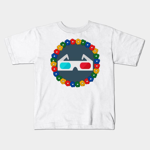 Heathervision - Heathers Musical Design 3D Glasses Kids T-Shirt by sammimcsporran